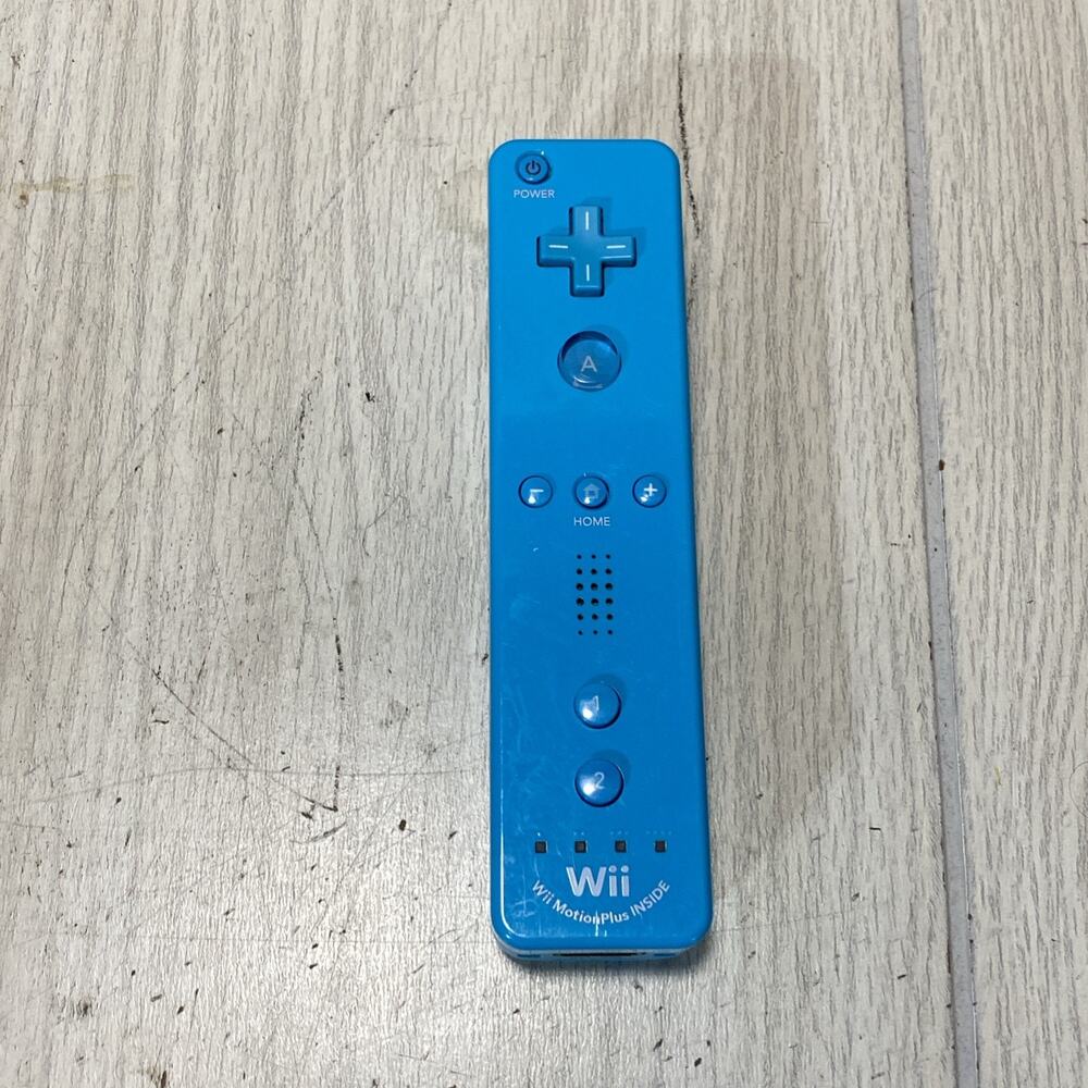 Nintendo Wii Remote Motion Plus Inside Controller OEM Blue